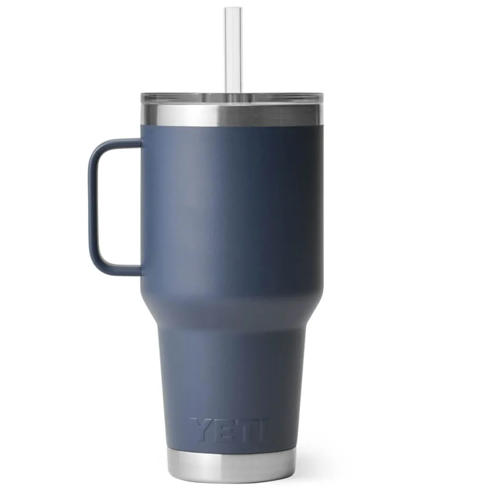 21071501813 TERMO RAMBLER 35oz STRAW MUG MARINO MARCA YETI