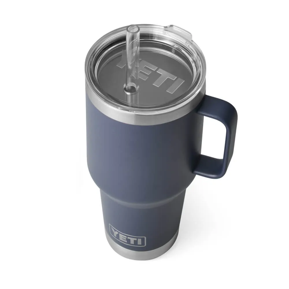 21071501813 TERMO RAMBLER 35oz STRAW MUG MARINO MARCA YETI