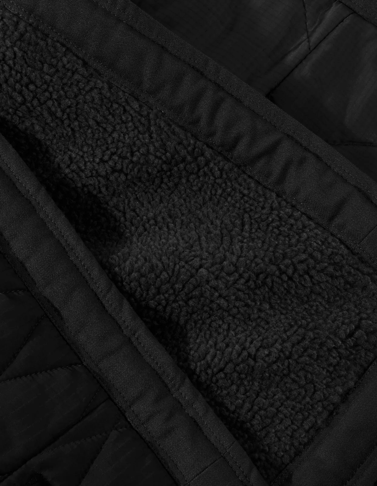 7030 Triquilted Bed Blanket · Military Surplus Black