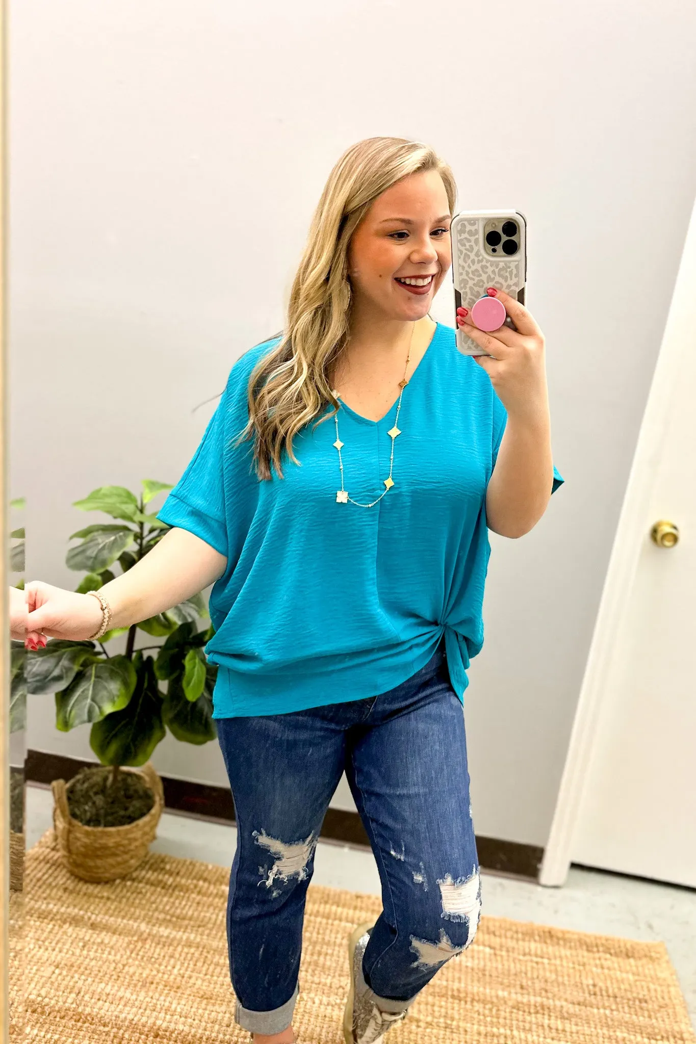 All You Need Airflow Top, Teal