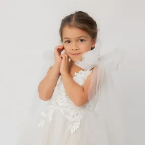 Anastasia - Romantic style lace flower girl dress