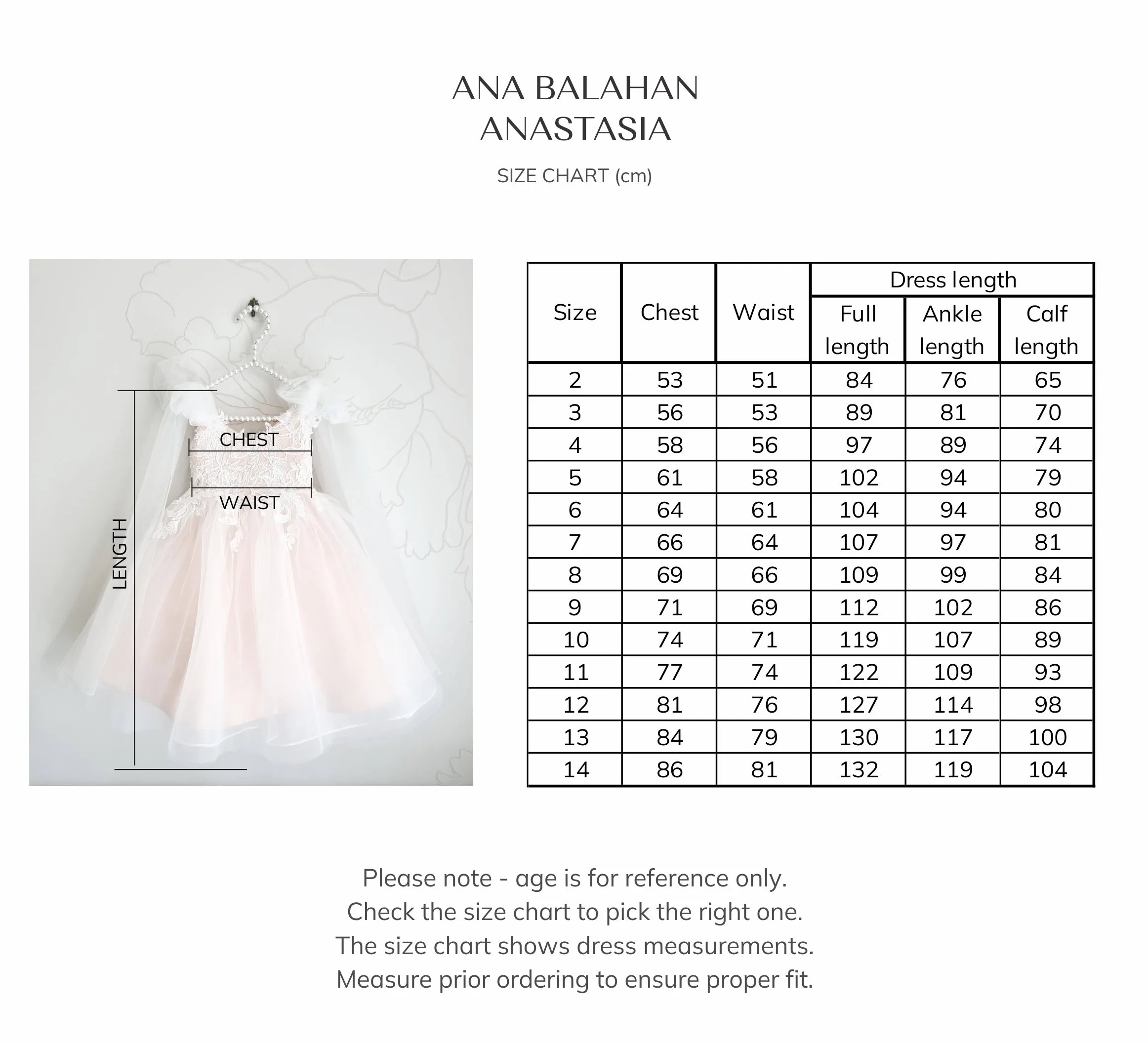 Anastasia - Romantic style lace flower girl dress