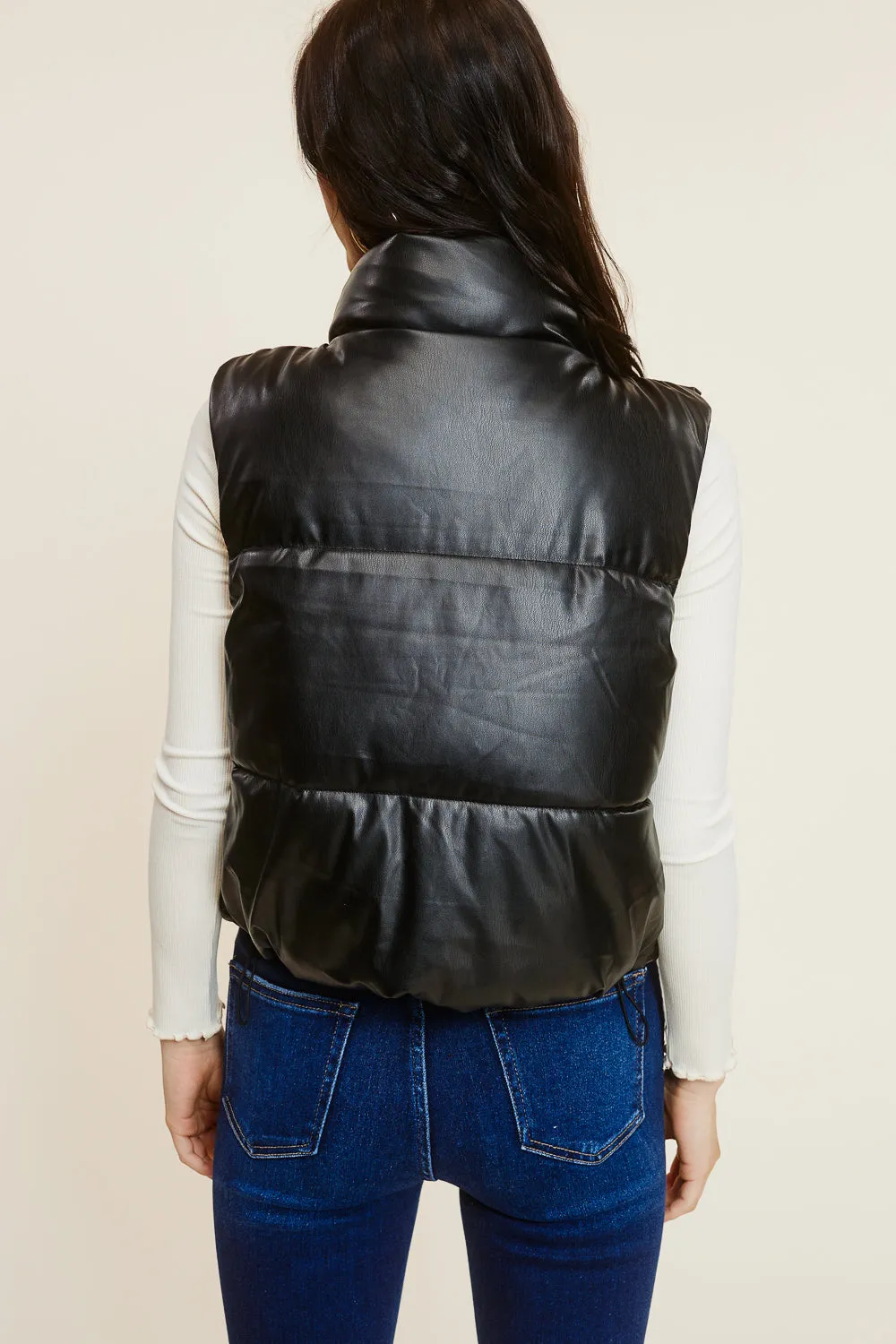 Black Puffer Vest