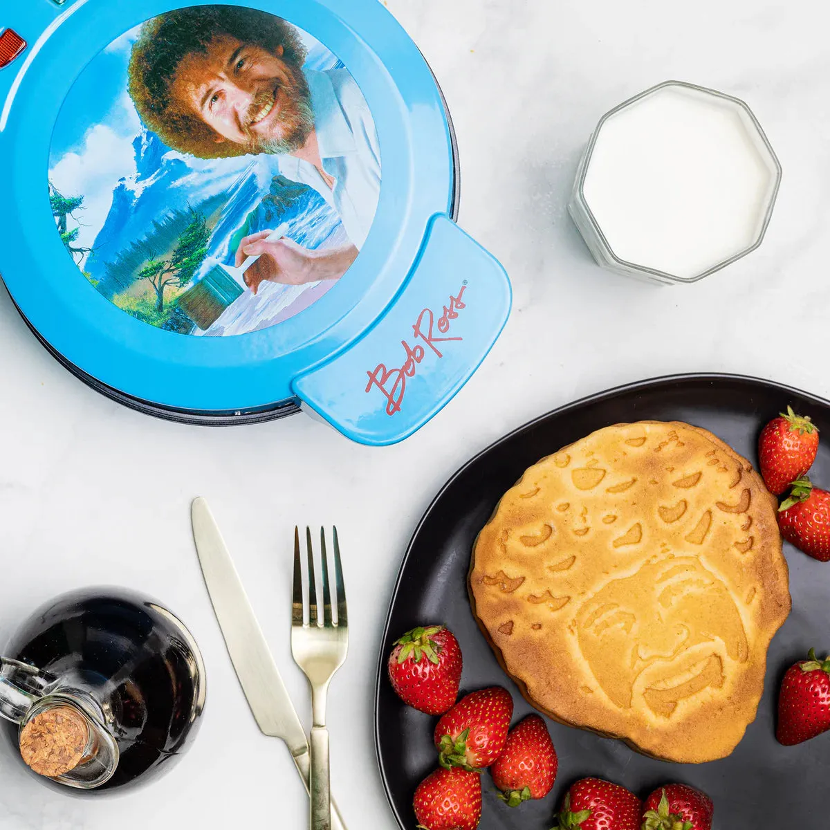 Bob Ross Waffle Maker