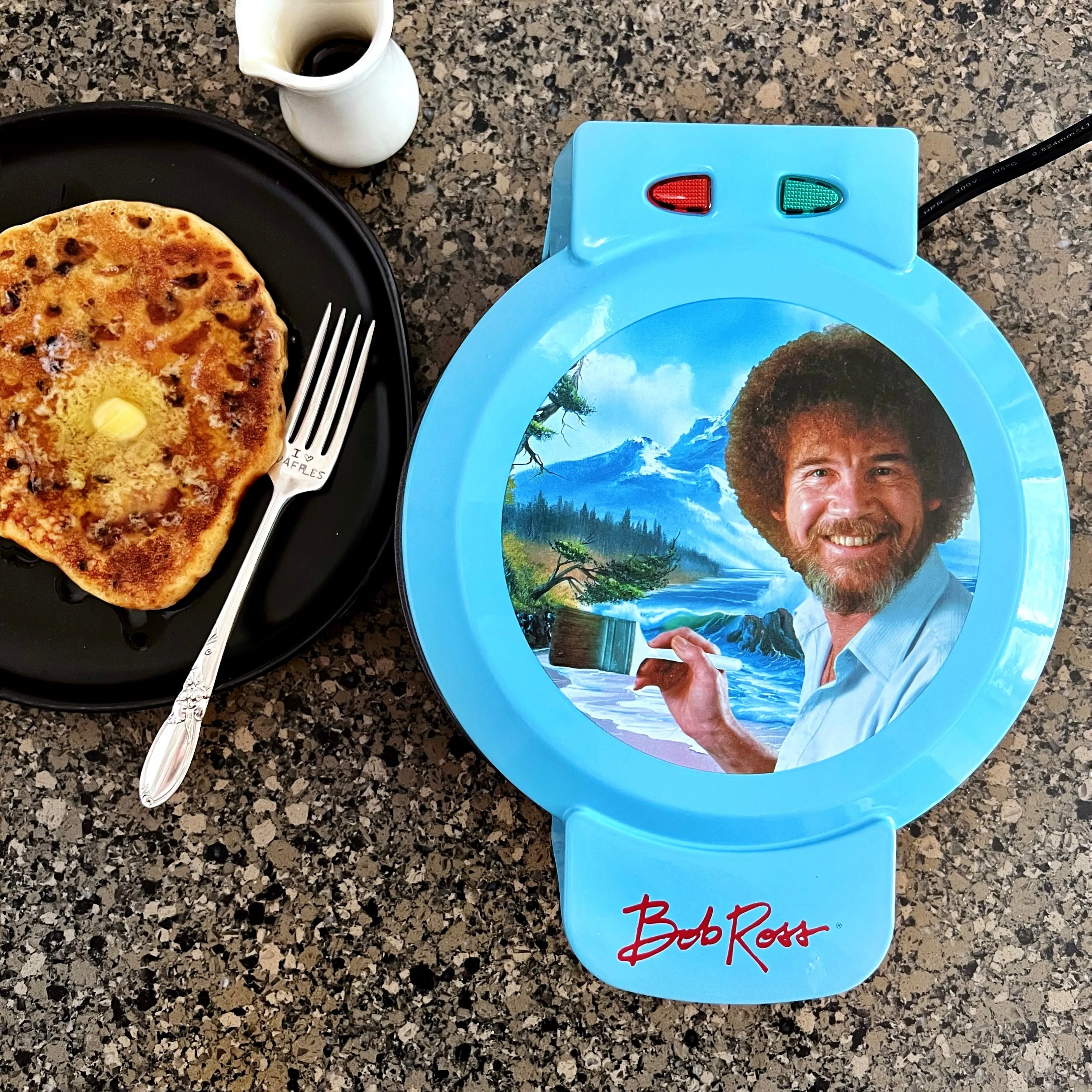 Bob Ross Waffle Maker