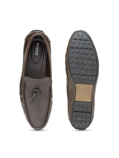 Brown Casual Tassel Loafers