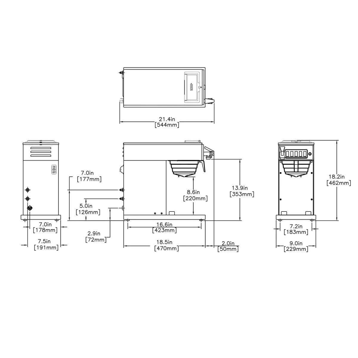 BUNN CWTF15-TC Coffee Brewer