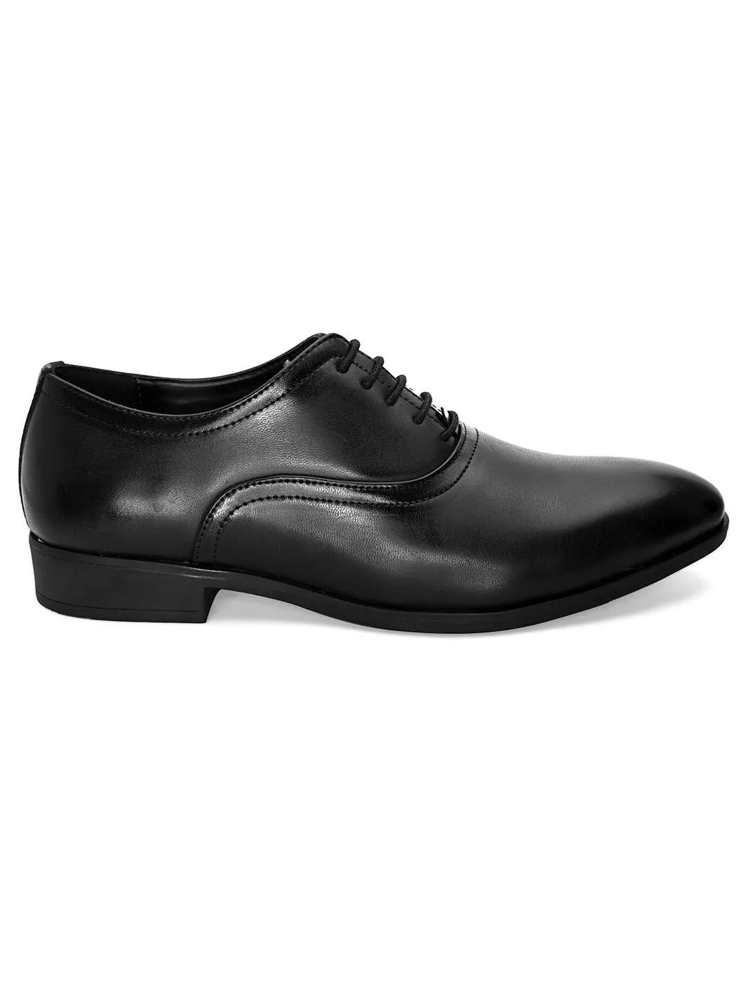 Buxom Black Derby Shoes