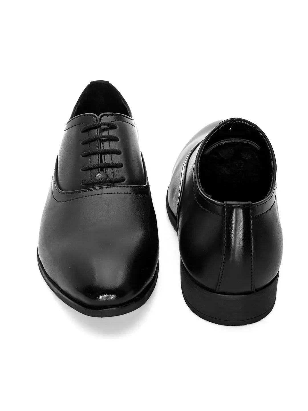 Buxom Black Derby Shoes