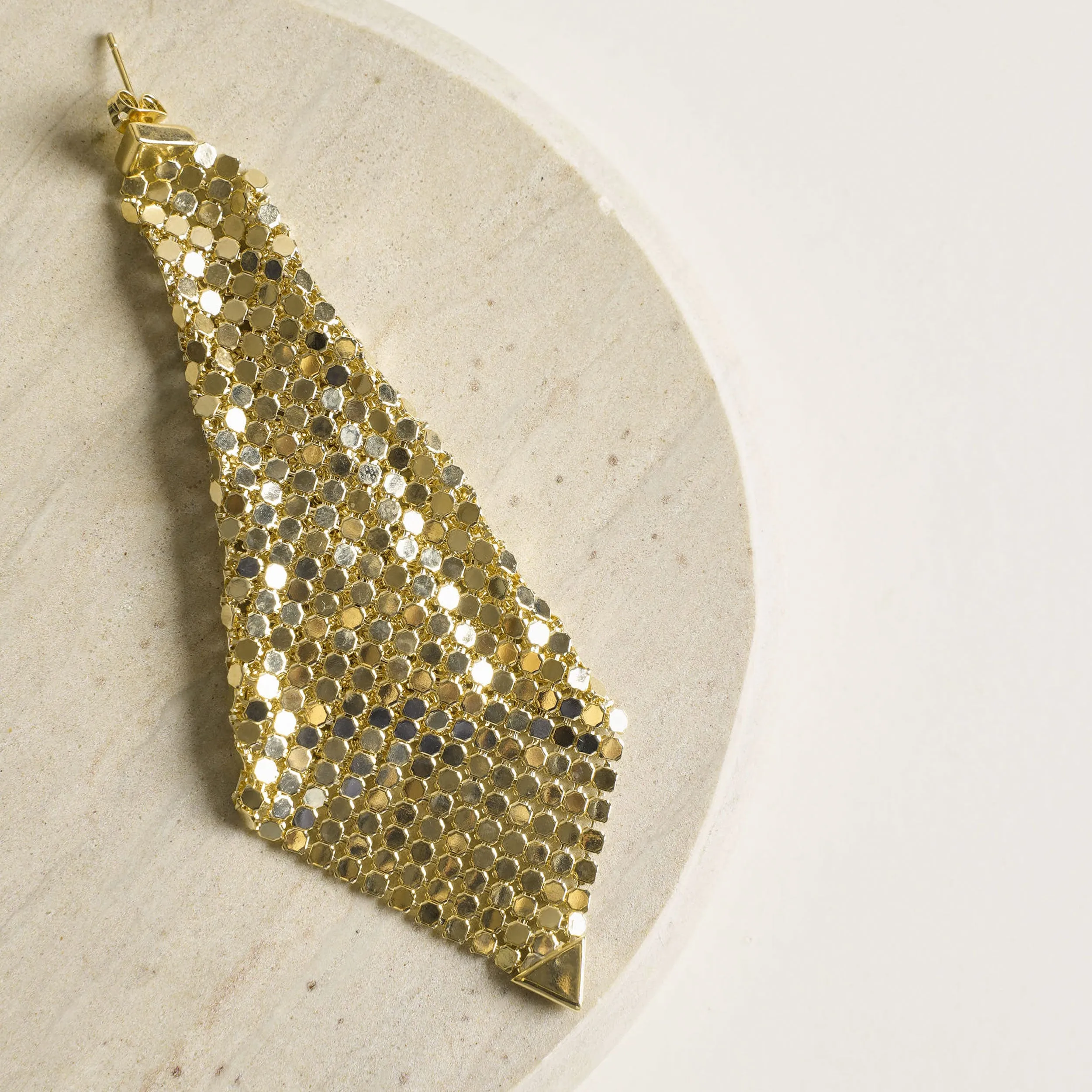 Chainmail Draped Earrings