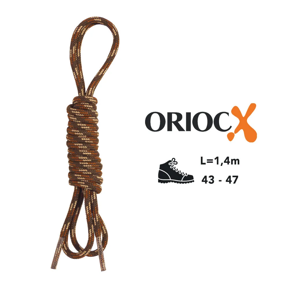 Cordones Botas Trekking Marrón Estampado