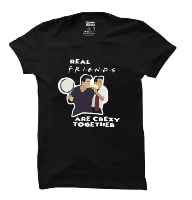 crazy together |  t-shirt black