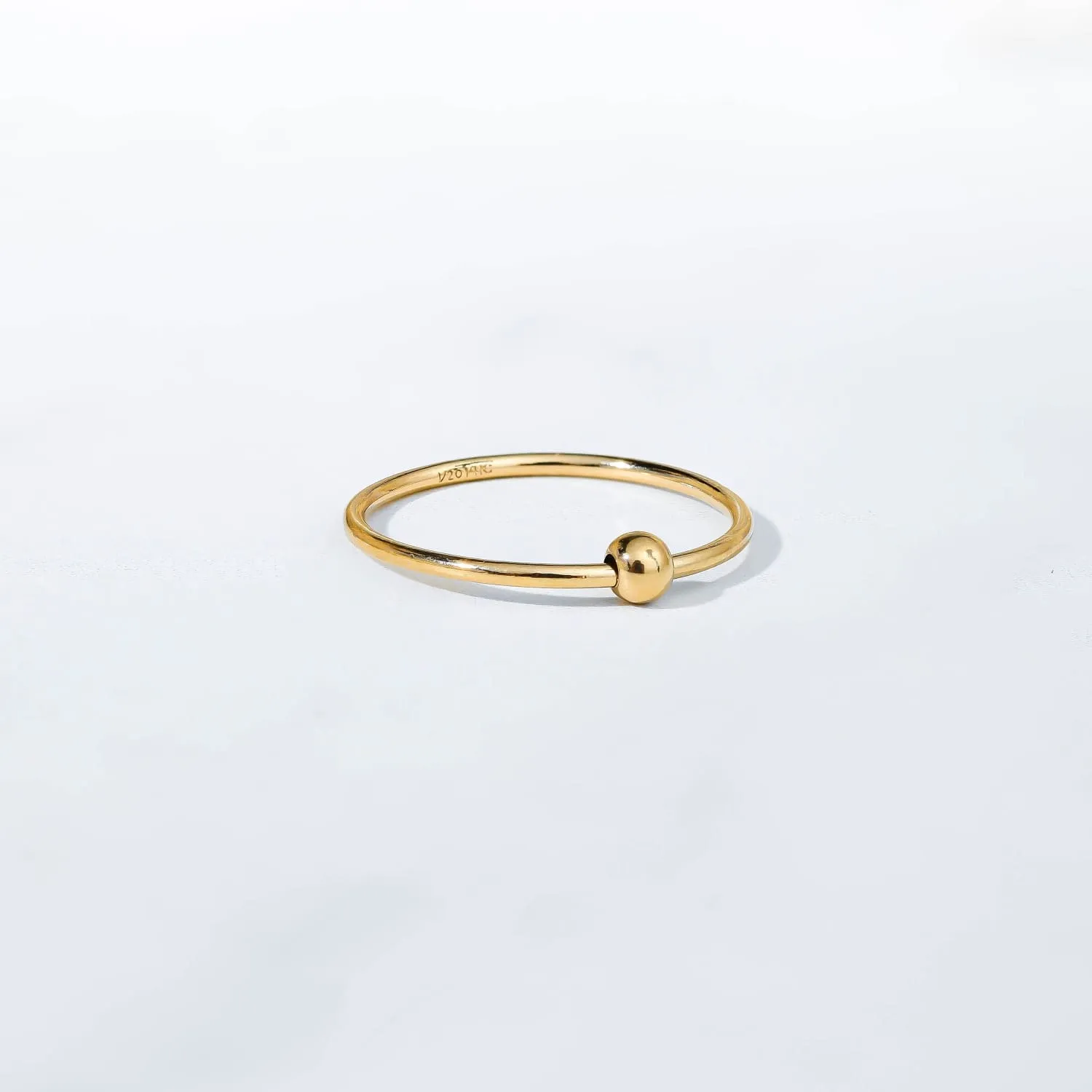 Dainty Gold Spinner Ring