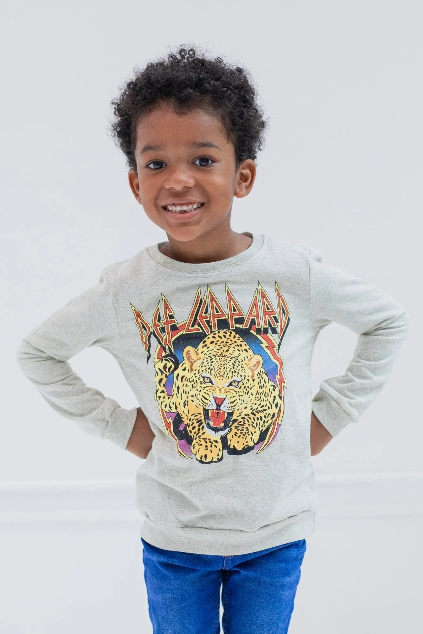 Def Leppard Fleece Pullover Sweatshirt Little Kid to Big Kid