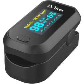 Dr Trust USA Finger Tip Pulse Oximeter Professional 210 Oxygen Check