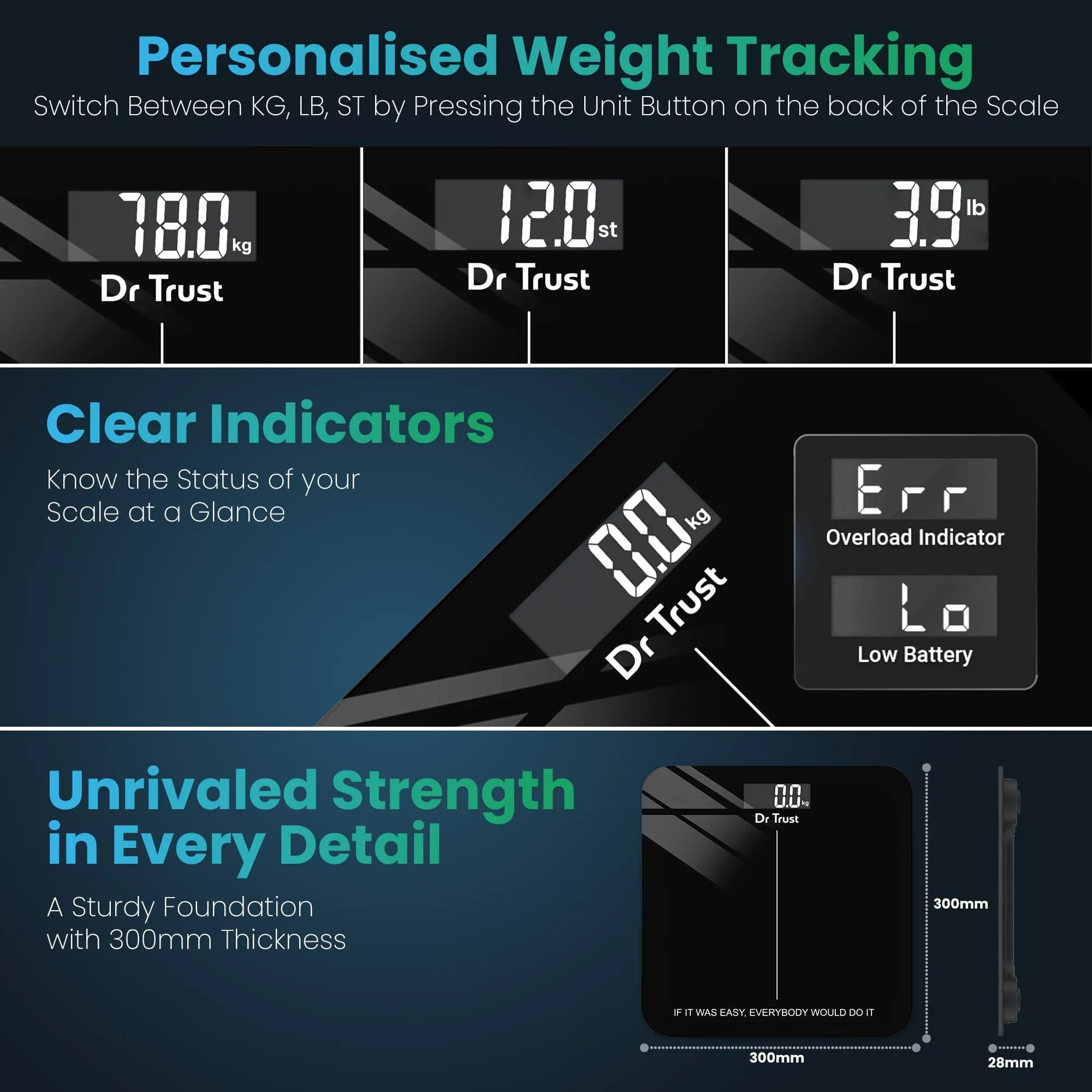 Dr Trust USA Inspire Weighing Scale 523