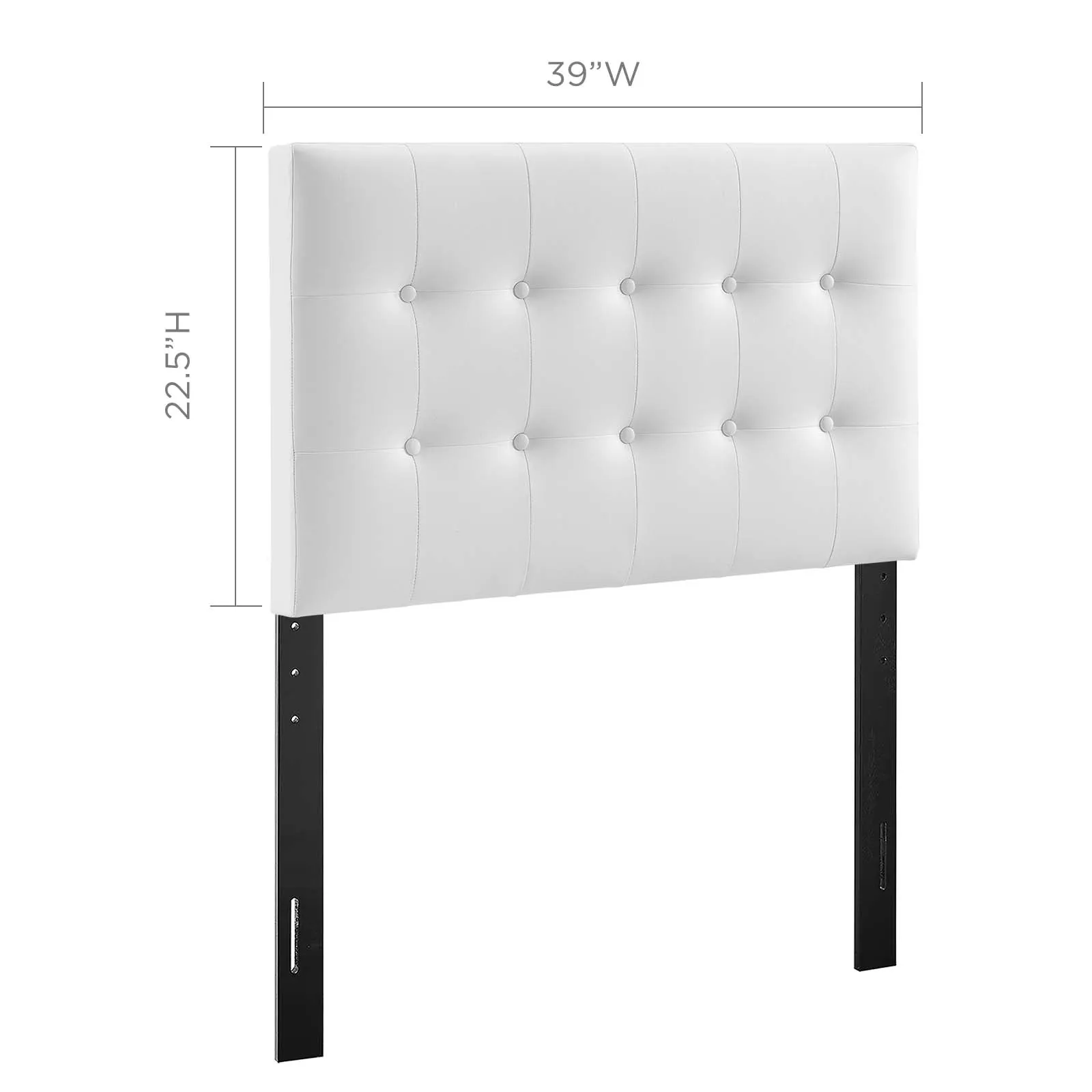 Emily Upholstered Vinyl Headboard