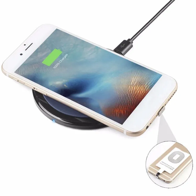 Fast Charging Qi Wireless Charger Receiver Charging Adapter