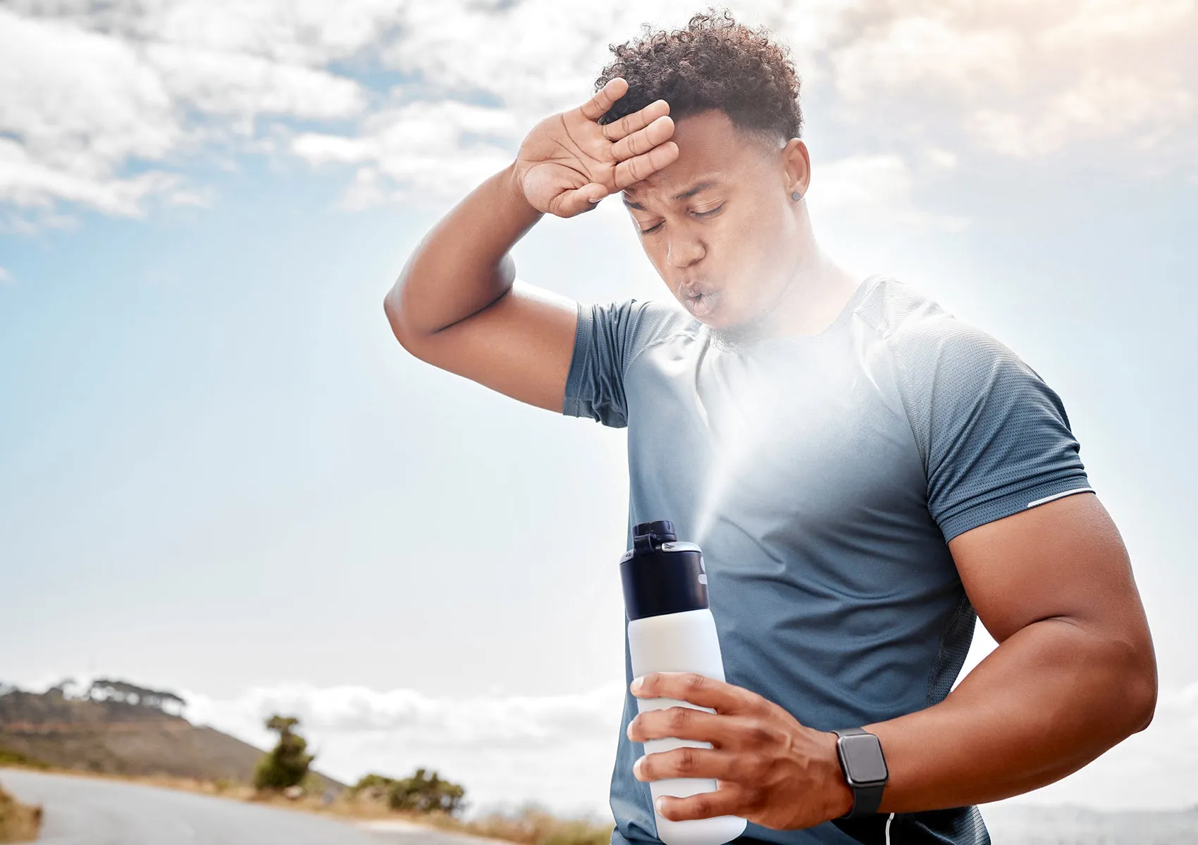 GoMist Misting & Drinking Water Bottle