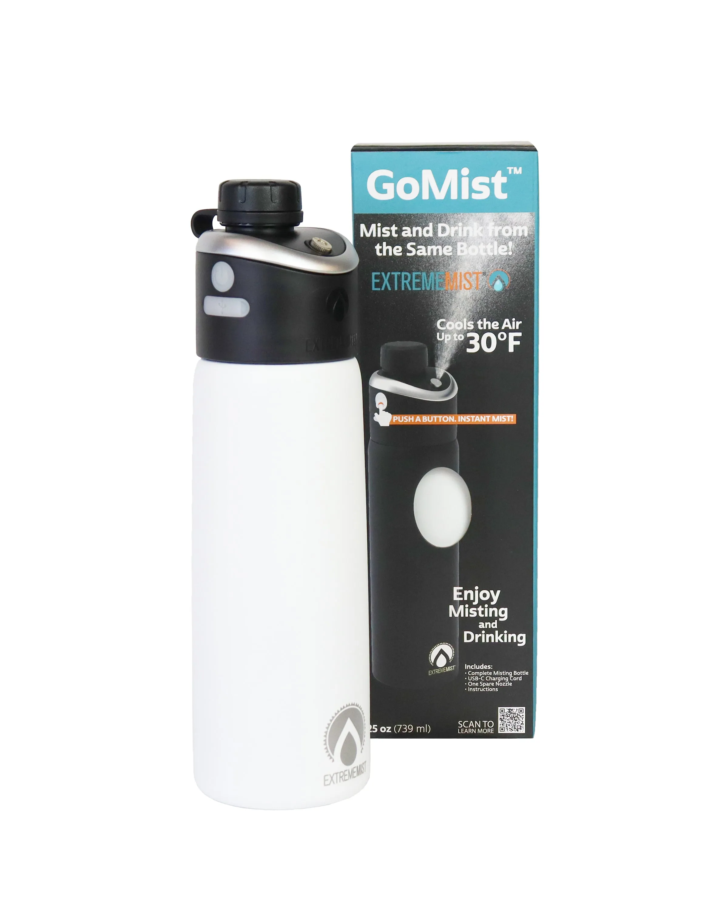 GoMist Misting & Drinking Water Bottle