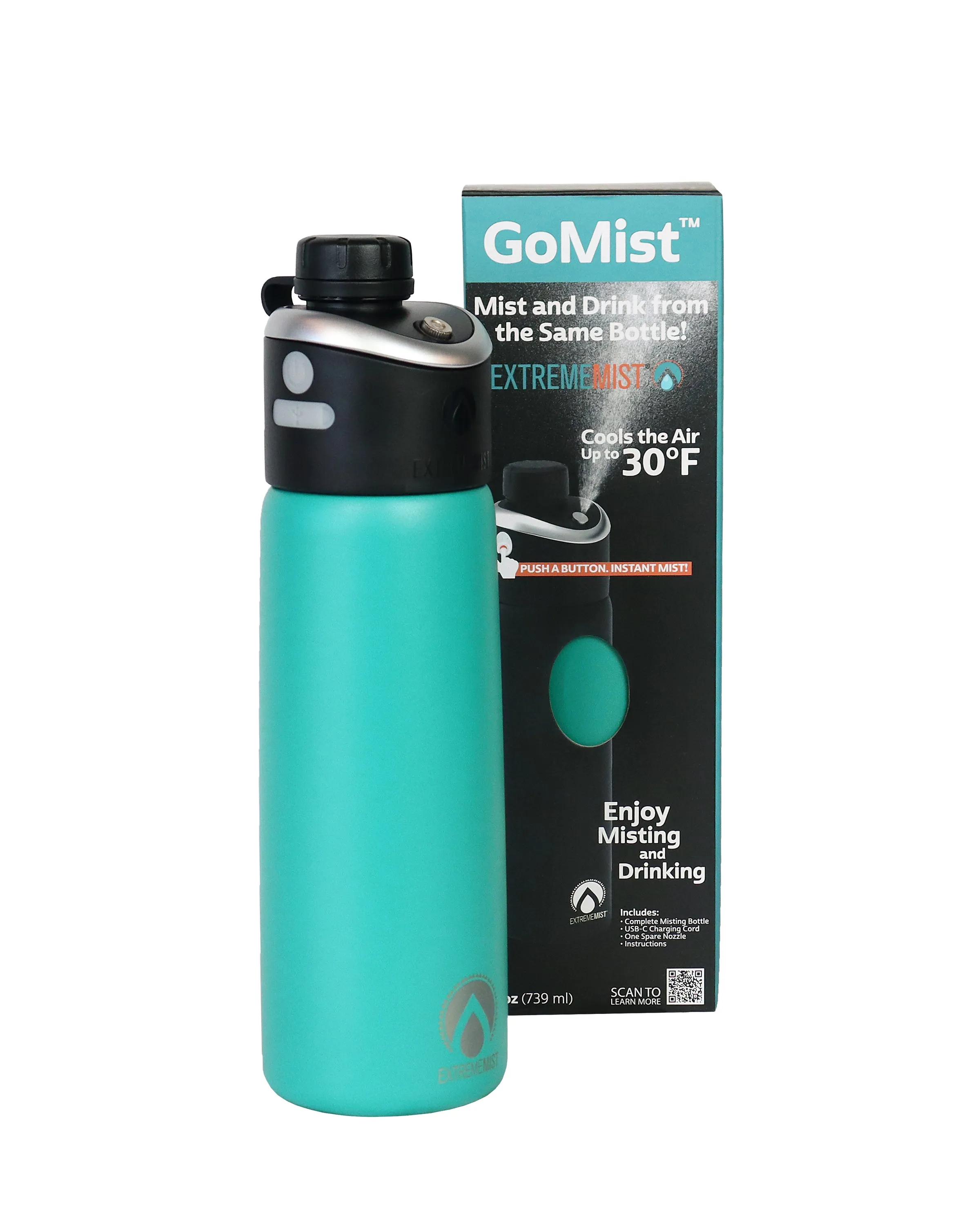 GoMist Misting & Drinking Water Bottle