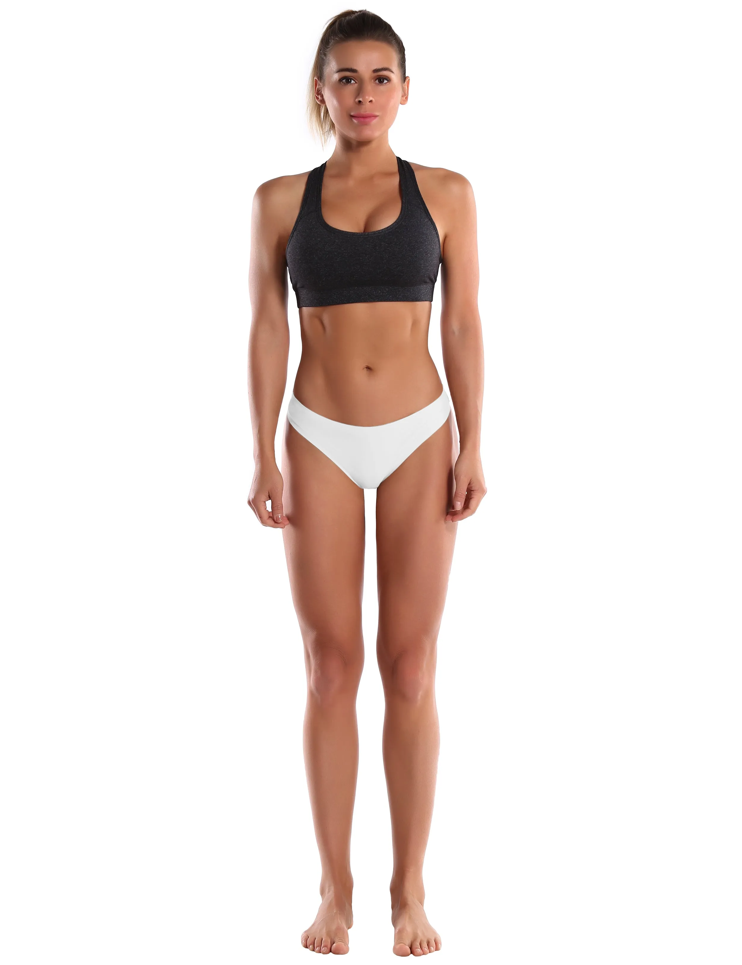 Invisibles Sports Thongs Underwear White