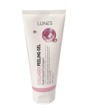 LUNES Collagen Peeling Gel 180ml Gel Exfoliante