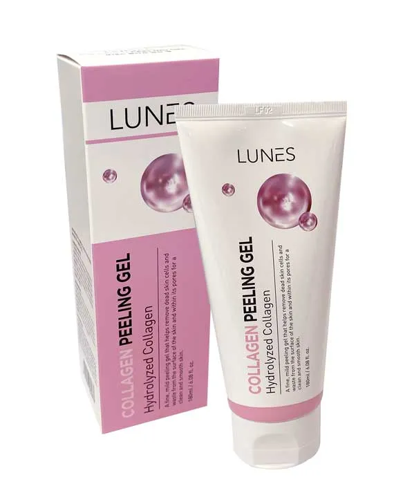 LUNES Collagen Peeling Gel 180ml Gel Exfoliante