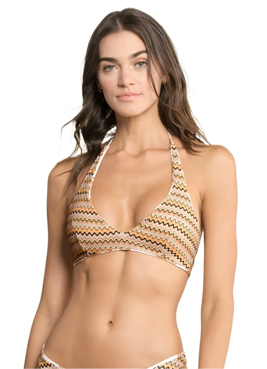 Maaji Mehndi Hena Manhattan Halter Bralette Bikini Top