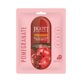 Mascarilla facial Jigott POMEGRANATE REAL AMPOULE MASK