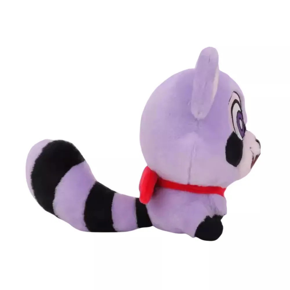 【New Arrival】Xcoser 2024 Game Indigo Park Raccoon Plush Doll Toys Soft Stuffed Kids Fans Gift