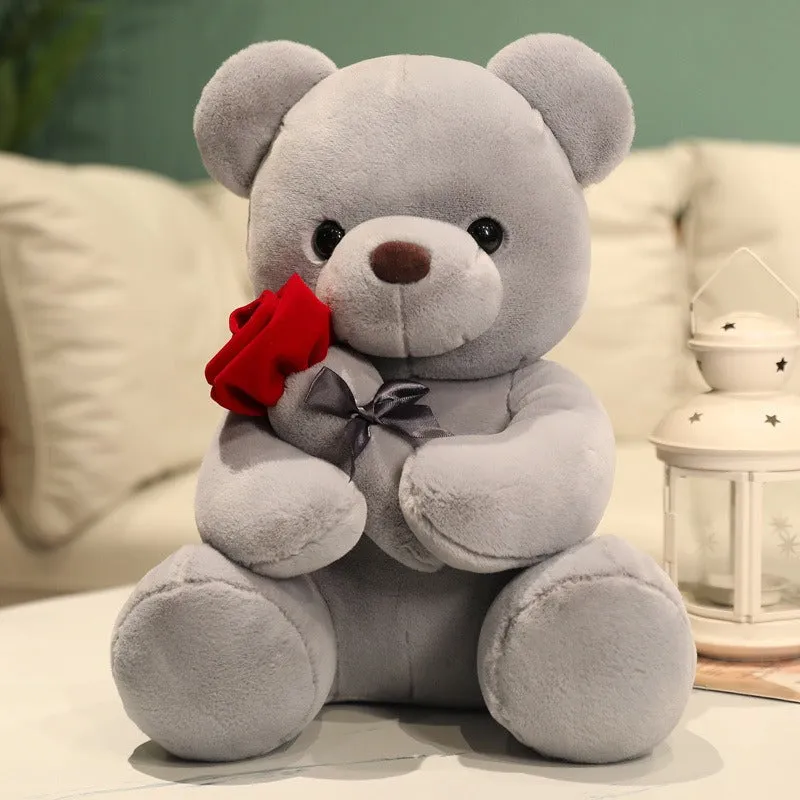 New Rose Teddy Bear Doll Plush