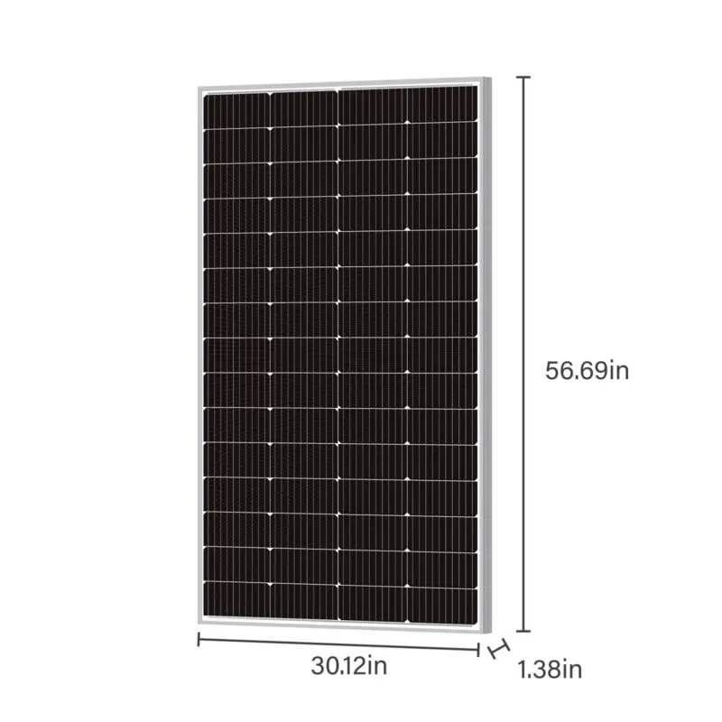 NPSolar™ 220W Solar Panel: Monocrystalline, 12V, Higher Efficiency Off-Grid