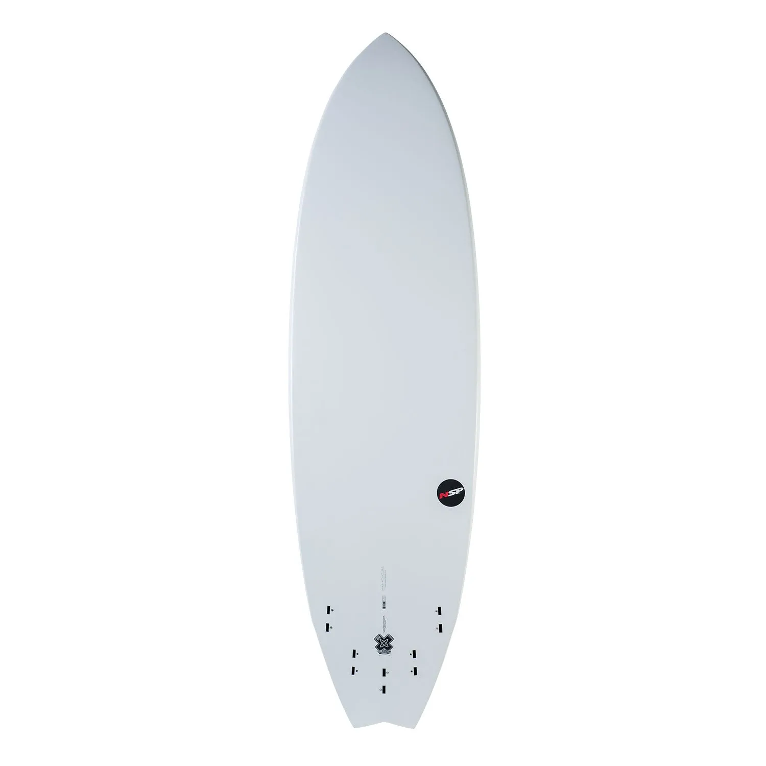 NSP Elements HDT Fish Surfboard 6ft 4in White