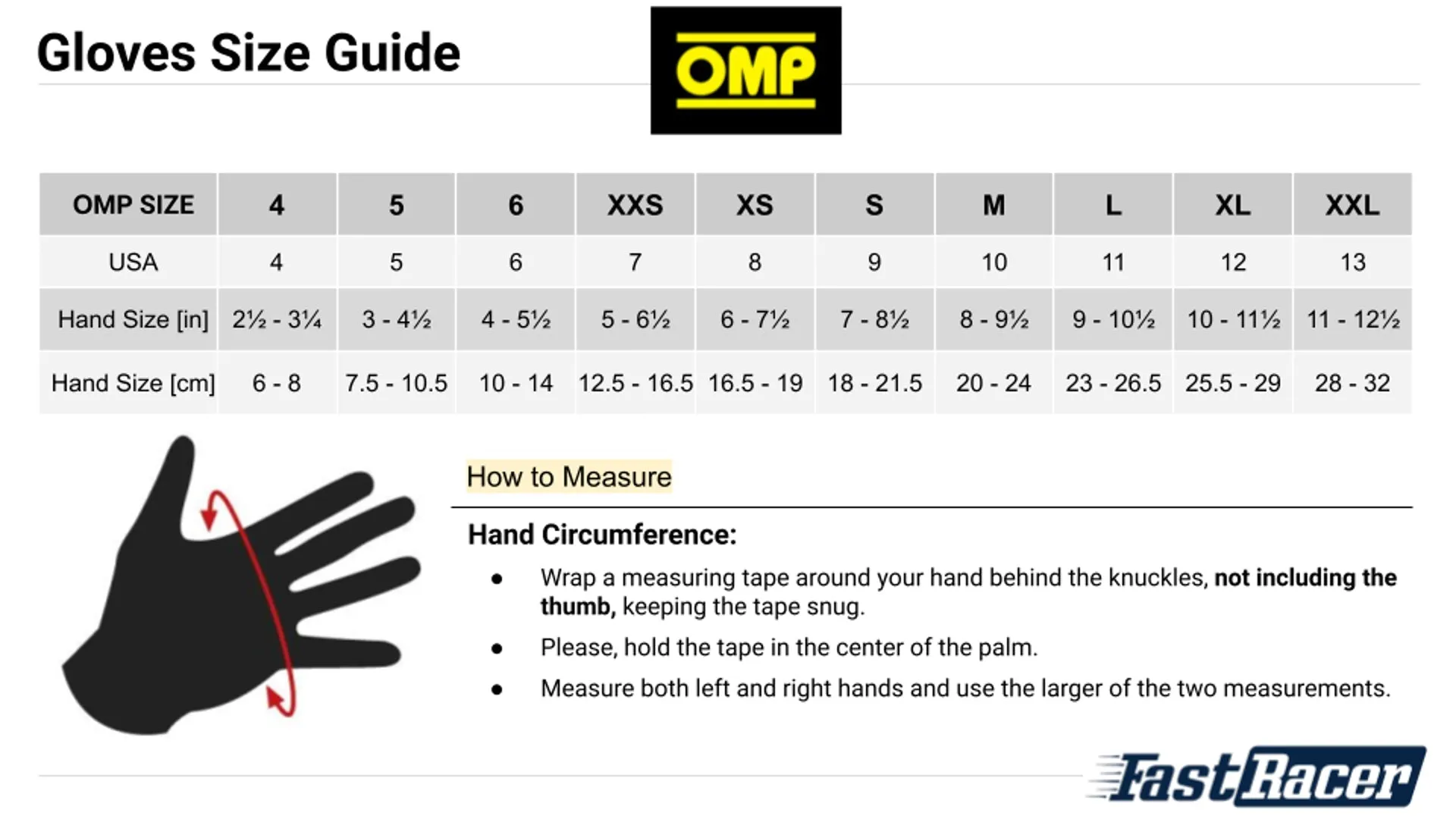 OMP KS-4 Youth Go-Kart Racing Gloves MY2023