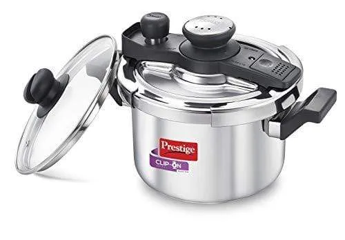 Prestige Svachh Clip-on Mini Stainless steel 3 Litre Pressure Cooker