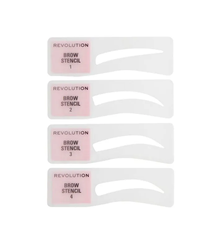 Revolution - Kit de cejas Brow Powder - Dark Brown