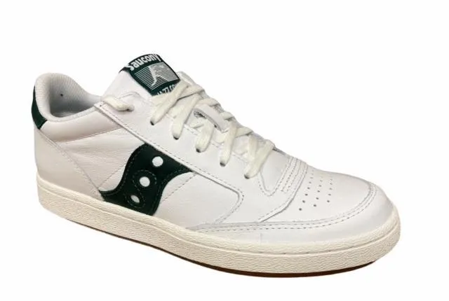 Saucony Originals Jazz Court S70555-8 white-green leather sneakers shoe