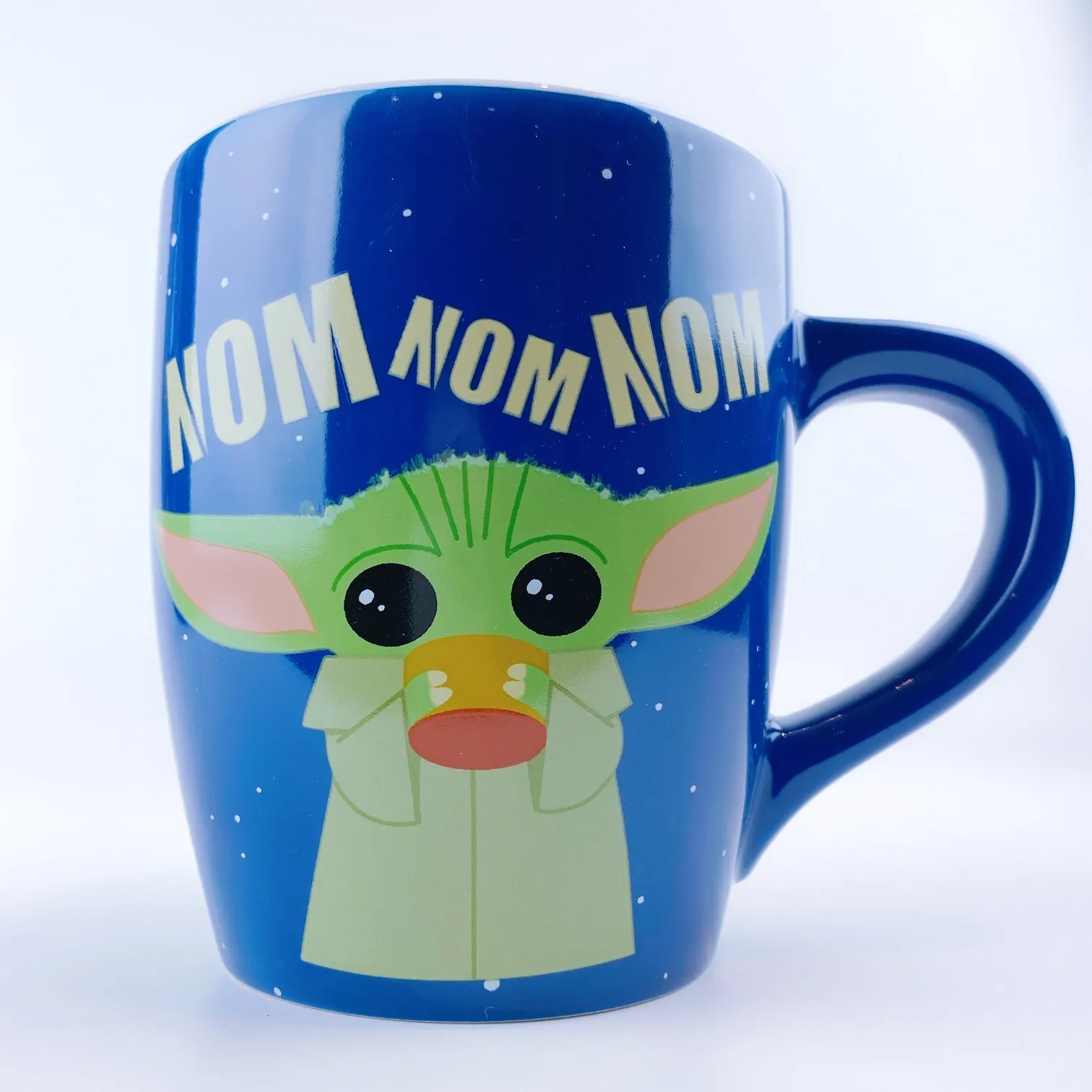 Silver Buffalo Star Wars Mandalorian Gimmie Nom Baby Yoda Mega Size Coffee Mug 25 oz