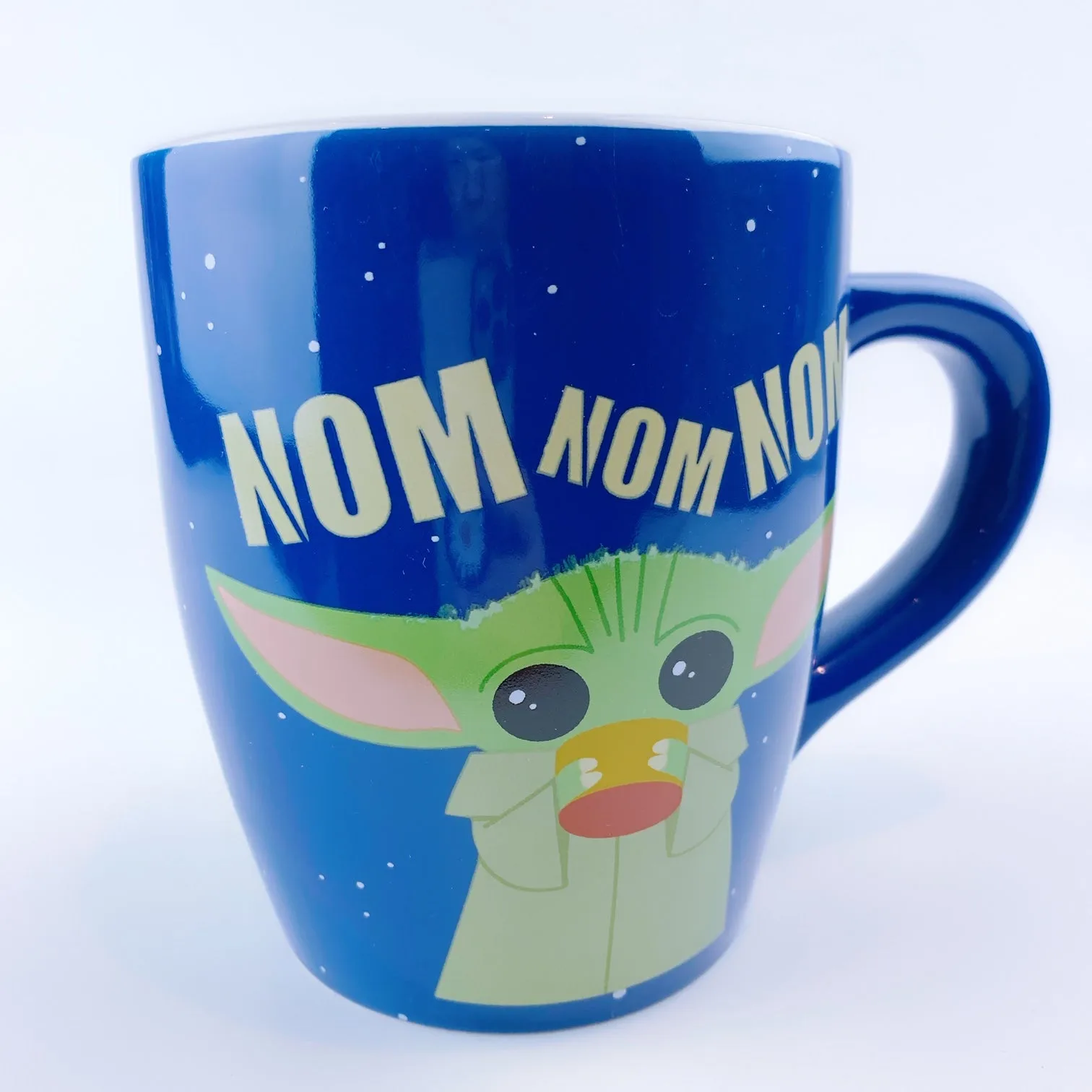 Silver Buffalo Star Wars Mandalorian Gimmie Nom Baby Yoda Mega Size Coffee Mug 25 oz