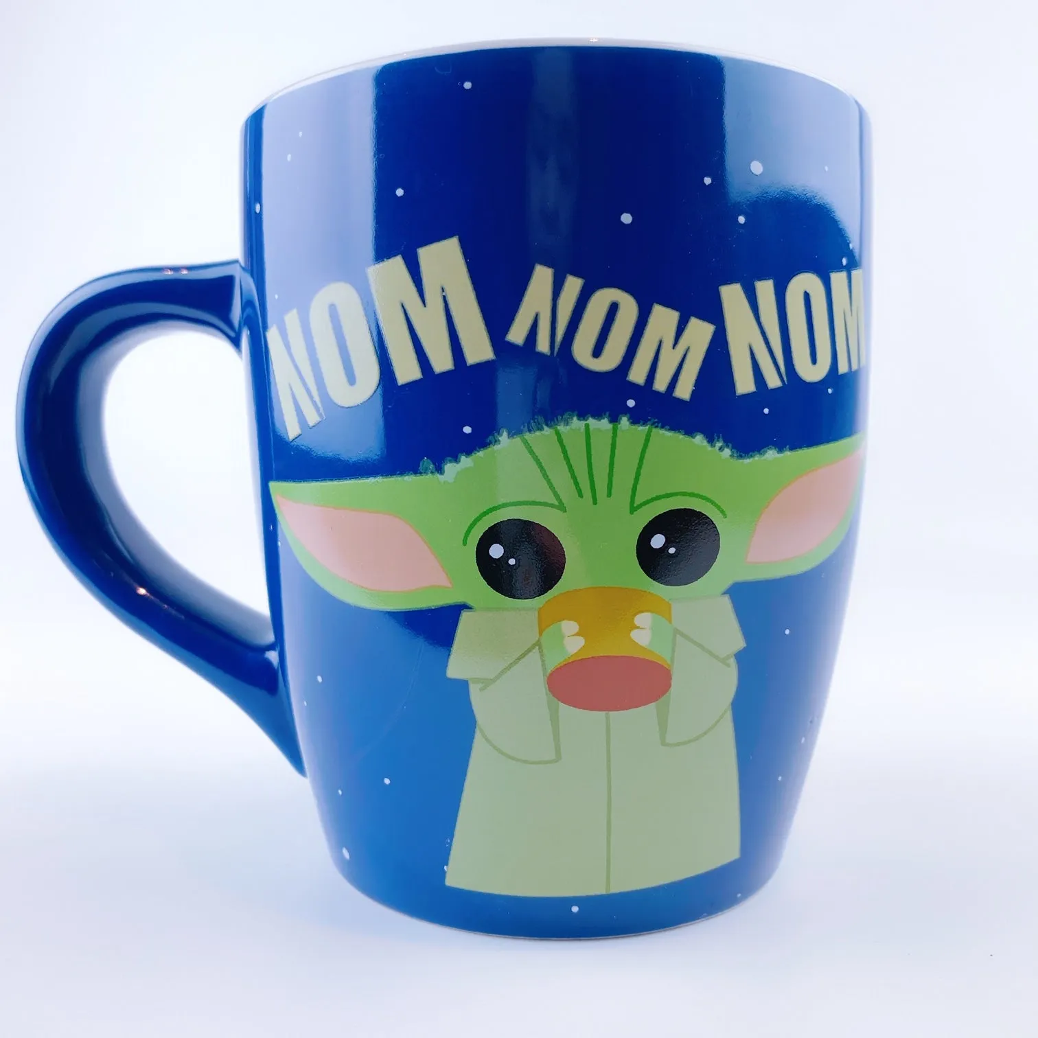 Silver Buffalo Star Wars Mandalorian Gimmie Nom Baby Yoda Mega Size Coffee Mug 25 oz