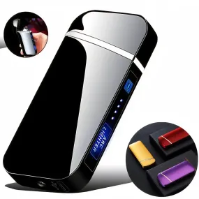 SMAXPro™ Stylish Electric Lighter: Dual Arc Plasma, Rechargeable, Waterproof