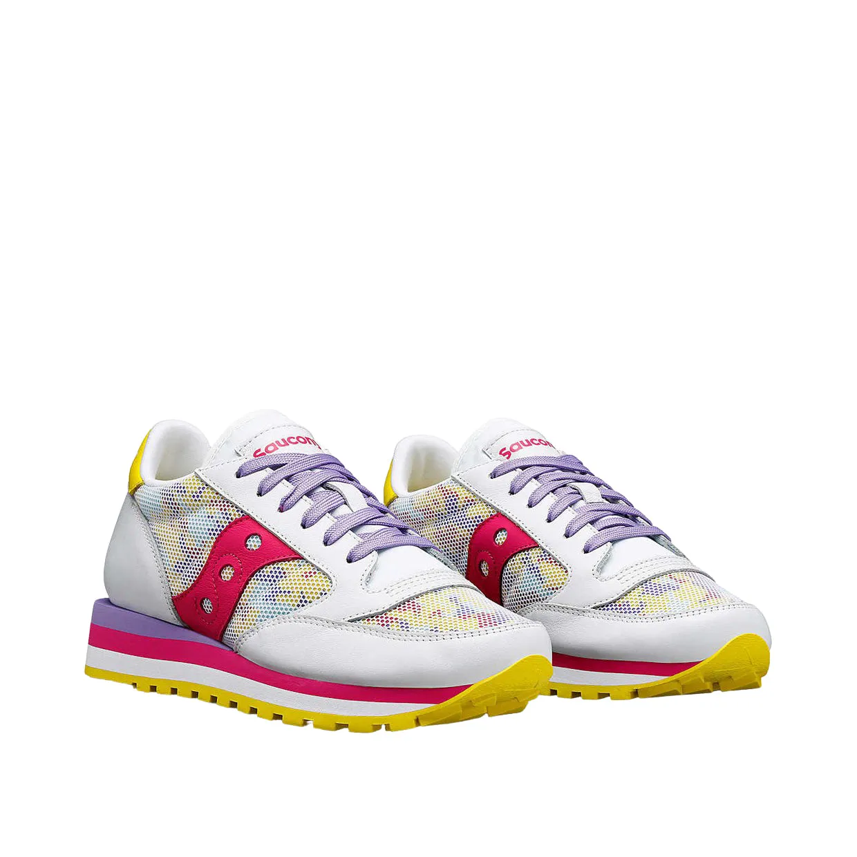 Sneakers Donna Saucony Jazz Triple Zebra Bianco / Multicolor