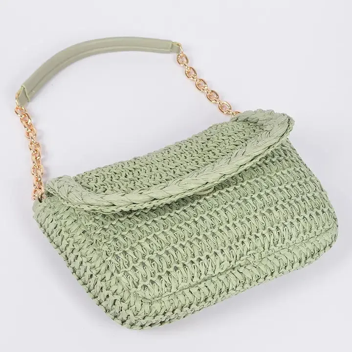 Straw Shoulder Bag