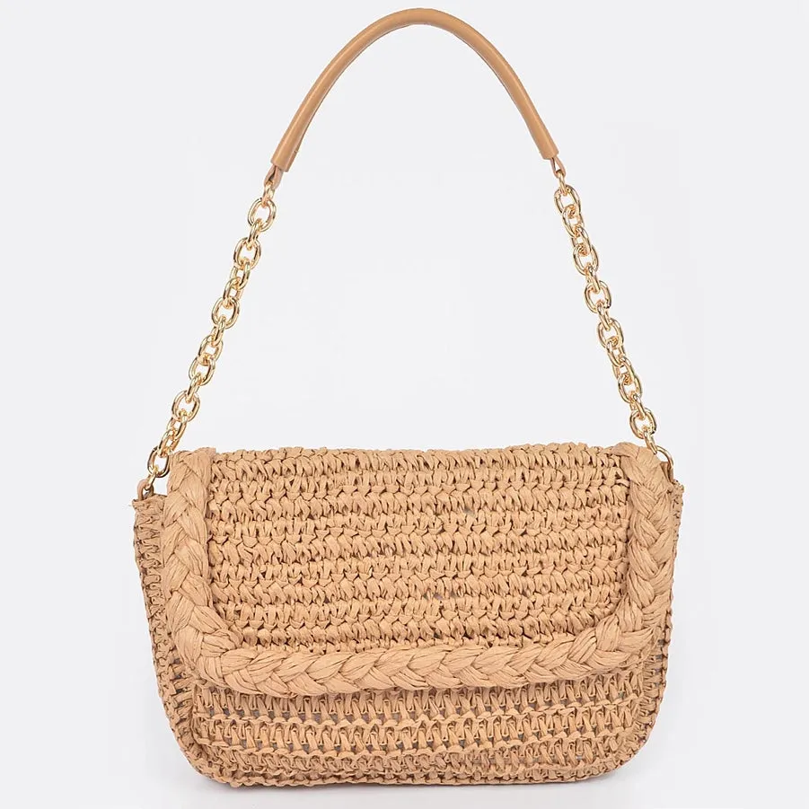 Straw Shoulder Bag