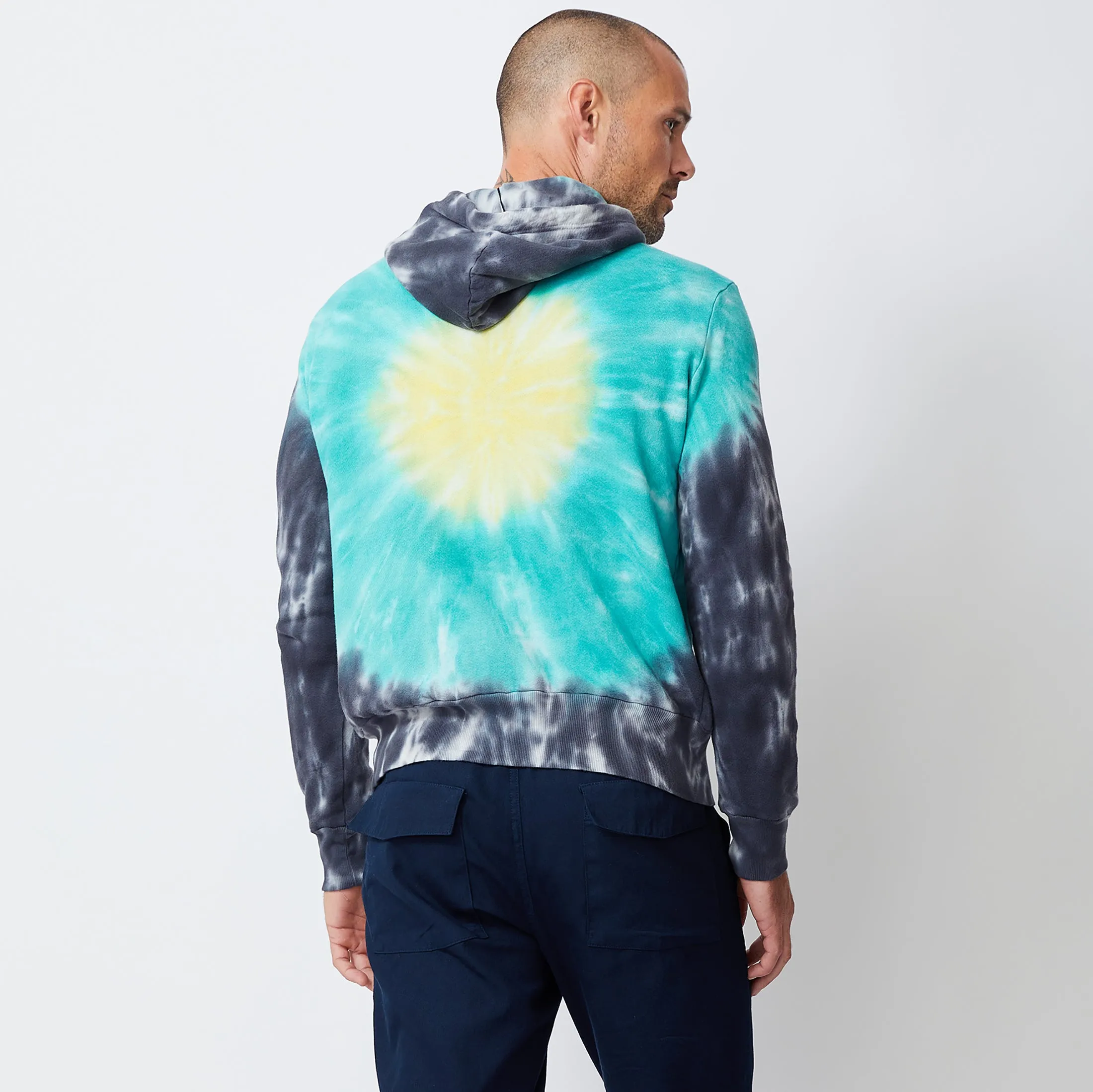 Sunburst Tie Dye Pullover Hoody