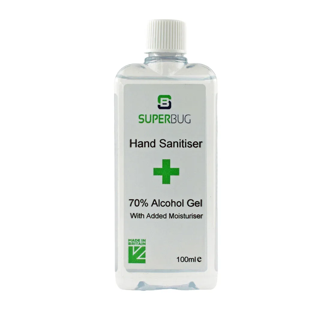 Superbug 70% Alcohol Hand Sanitiser Gel 100ml