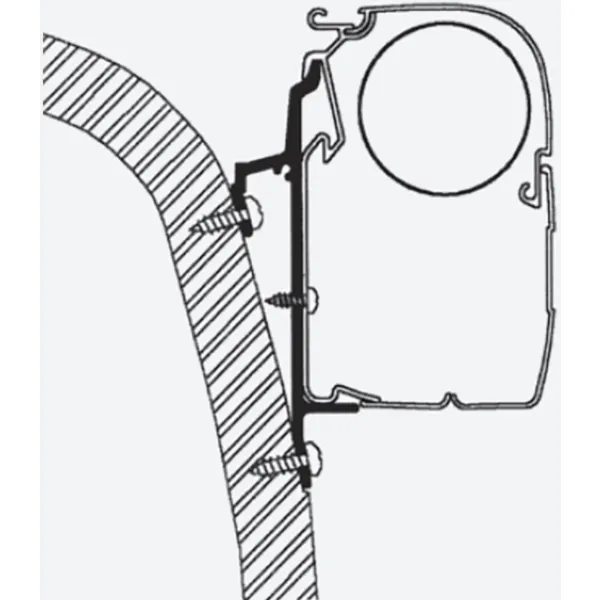 Thule Omnistor Le Voyageur Awning Adapter Series 5 - 4.00M 307953