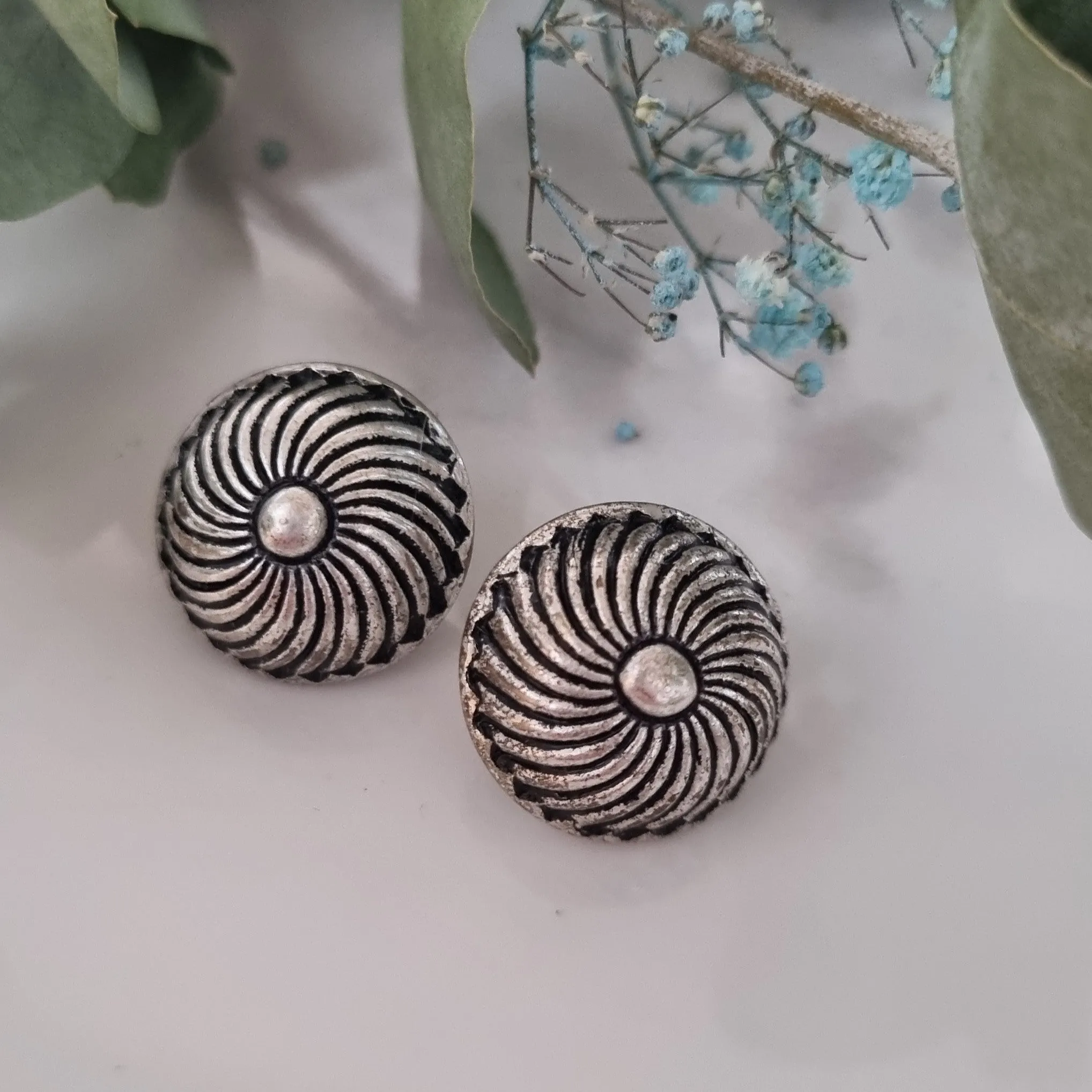 Vintage earrings - silver